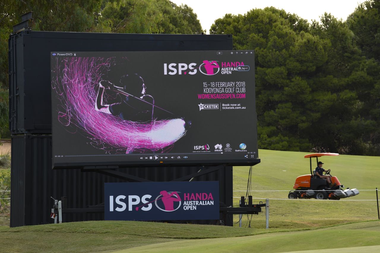 We provided LED Screens for the ISPS Handa Women's Australian Open golf tournament 2018