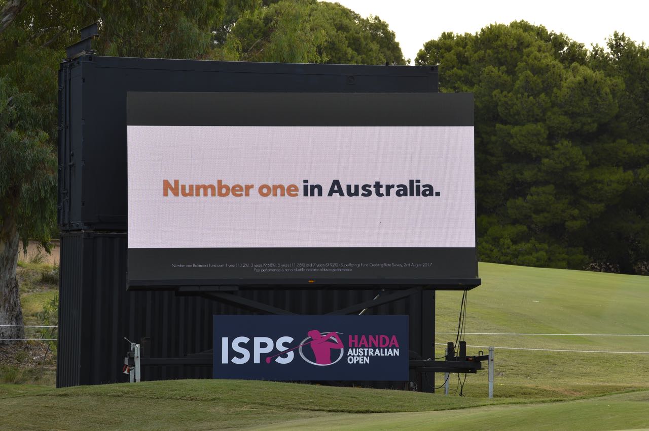 We provided LED Screens for the ISPS Handa Women's Australian Open golf tournament 2018
